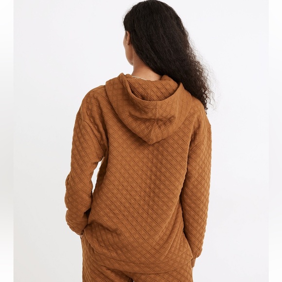Madewell Re(sourced) Quilted Hoodie Sweatshirt Size XXS - Picture 2 of 11